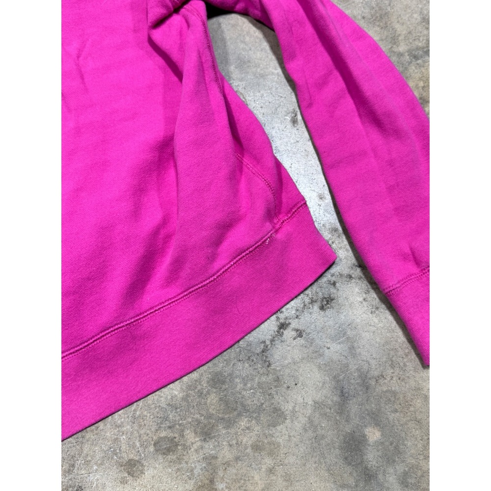 Aeropostale Hoodie Women L‎ Pink Aero NYC 87 Pullover Striped Hood Y2K - Picture 10 of 11